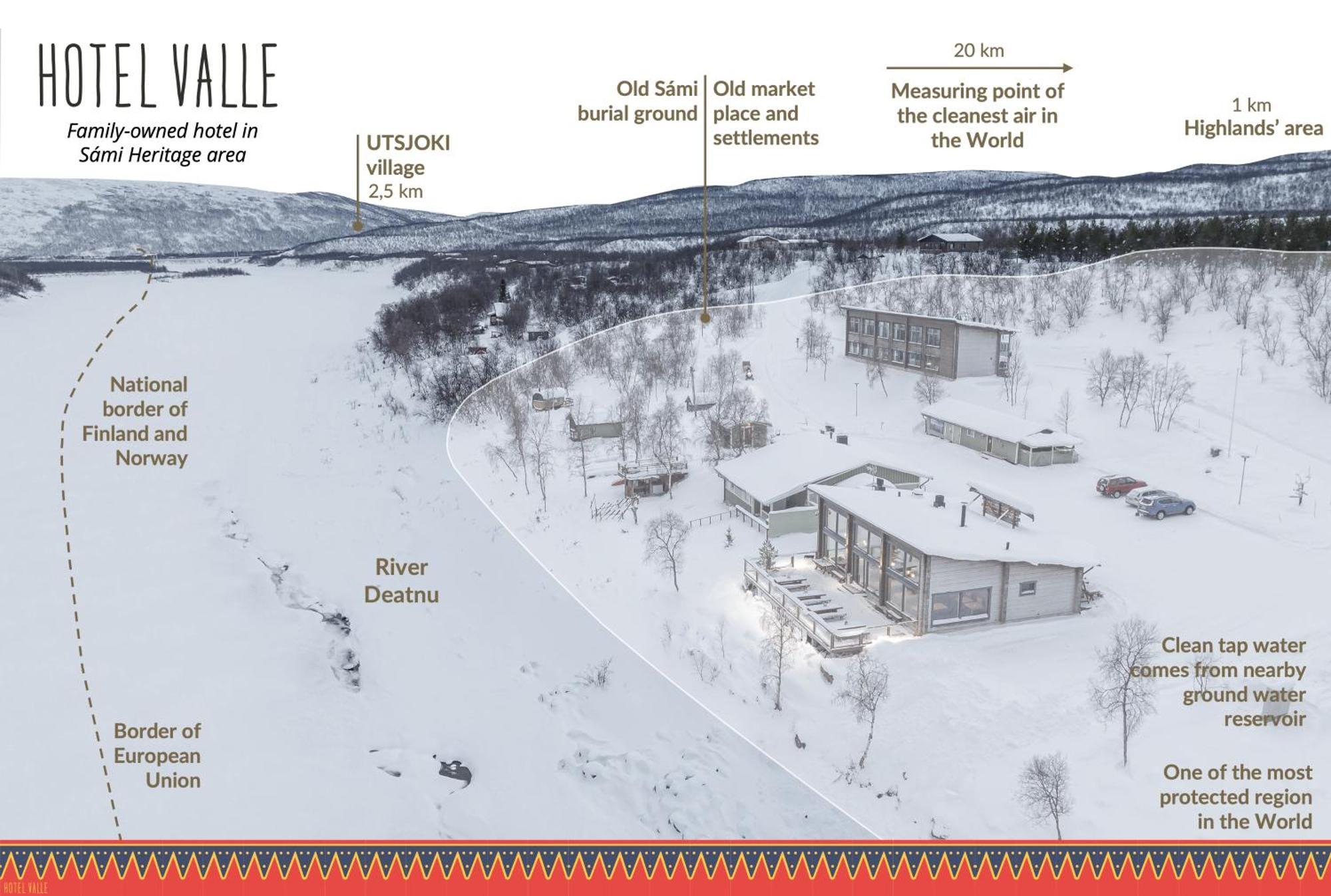 Hotel Valle Lapland Utsjoki Exterior photo